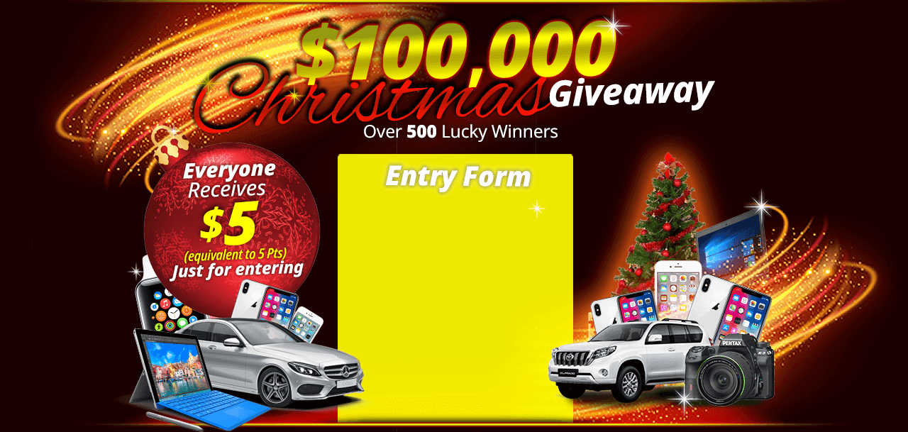 $100,000 Christmas Giveaway