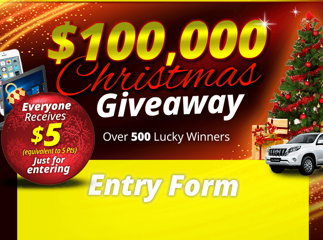 $100,000 Christmas Giveaway