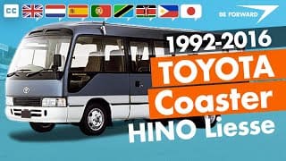 Toyota Coaster / Hino Liesse 1992-2016. In-depth review