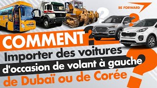 Comment rechercher et importer des voitures d'occasion?