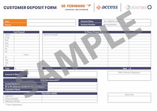Deposit Slip Atlas Mara/Access