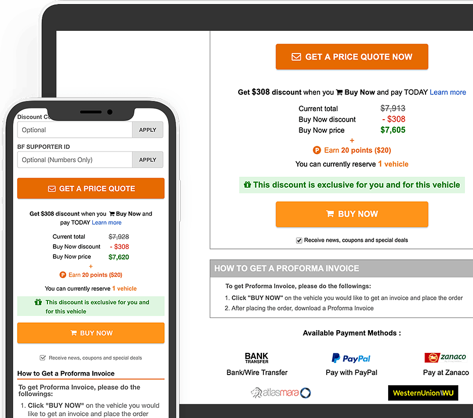 What is "Buy Now" feature? | BE FORWARD