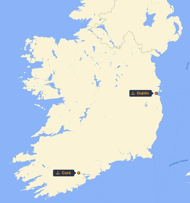 Shipping Routes Ireland Japanese Used Cars for Sale near Me - BE FORWARD Ireland