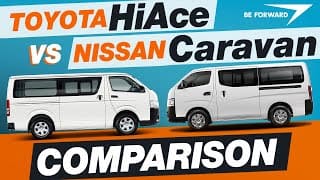COMPARISON Toyota Hiace VS Nissan NV350 Caravan | In-depth review