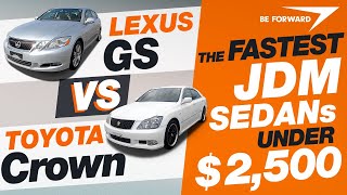 Lexus GS vs Toyota Crown | The Fastest JDM Sedans at $2,500