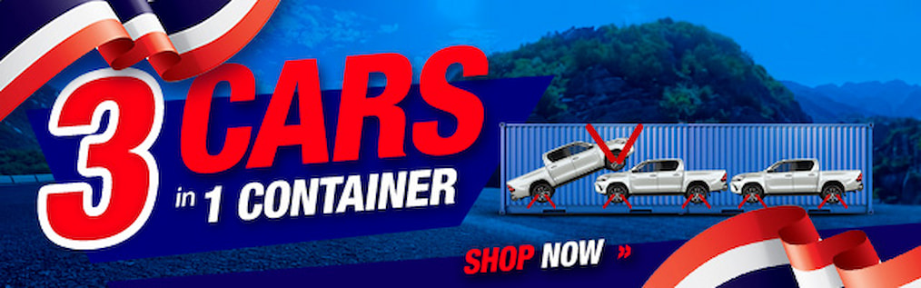 3 CARS in 1 CONTAINER